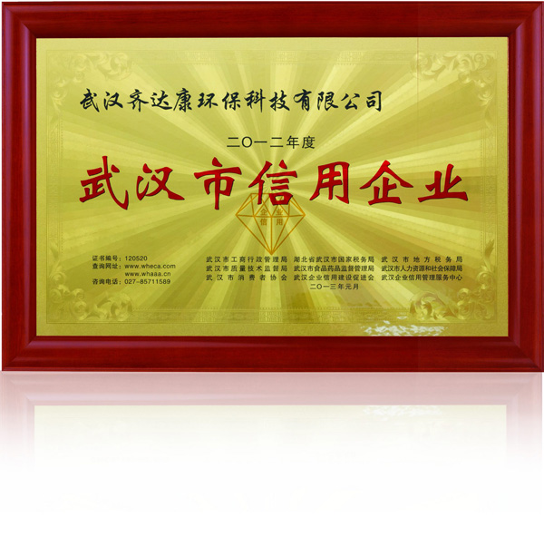 齊達(dá)康-武漢市信用企業(yè)